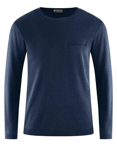 HempAge Herren Sommer Pullover Hanf/Bio-Baumwolle